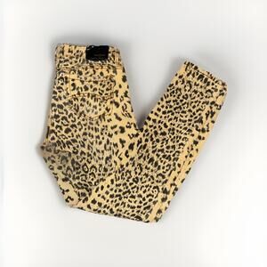 Dollhouse Leopard Print Jeans Brown Size 9 32x32